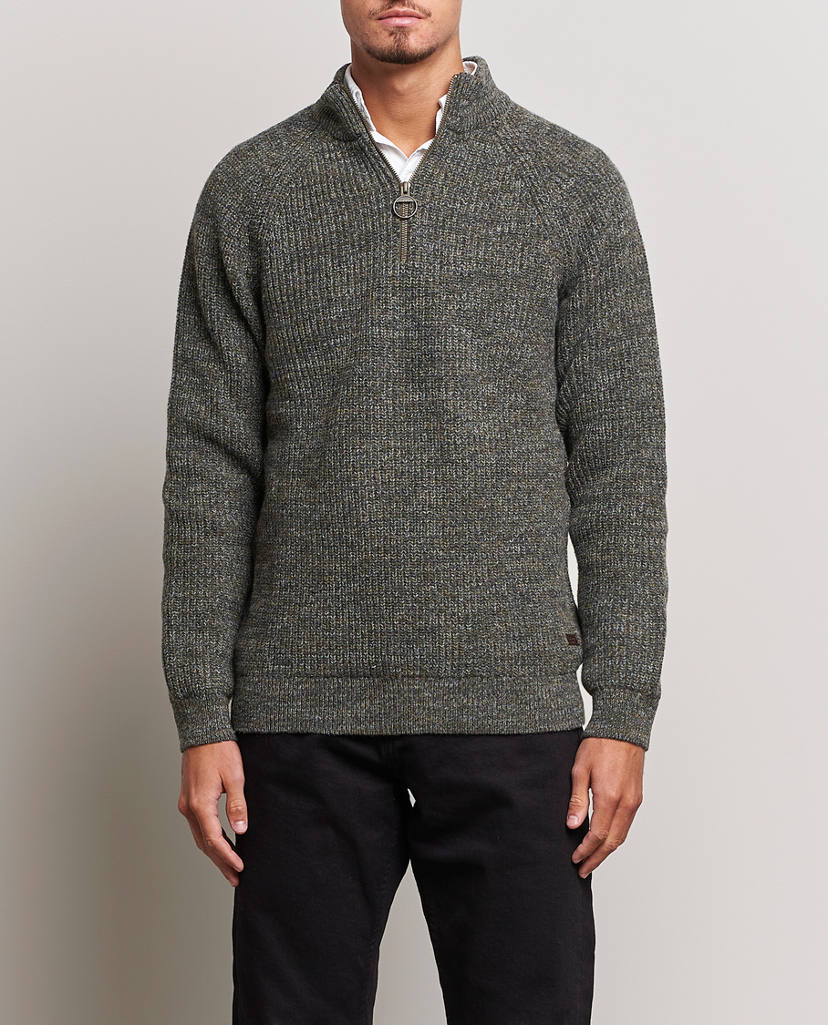 Herre |  | Barbour Lifestyle | Horseford Knitted Halfzip Olive