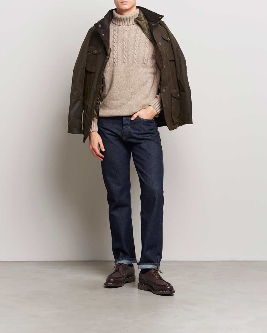 Herre | Trøjer | Barbour Lifestyle | Duffle Cable Rollneck Stone