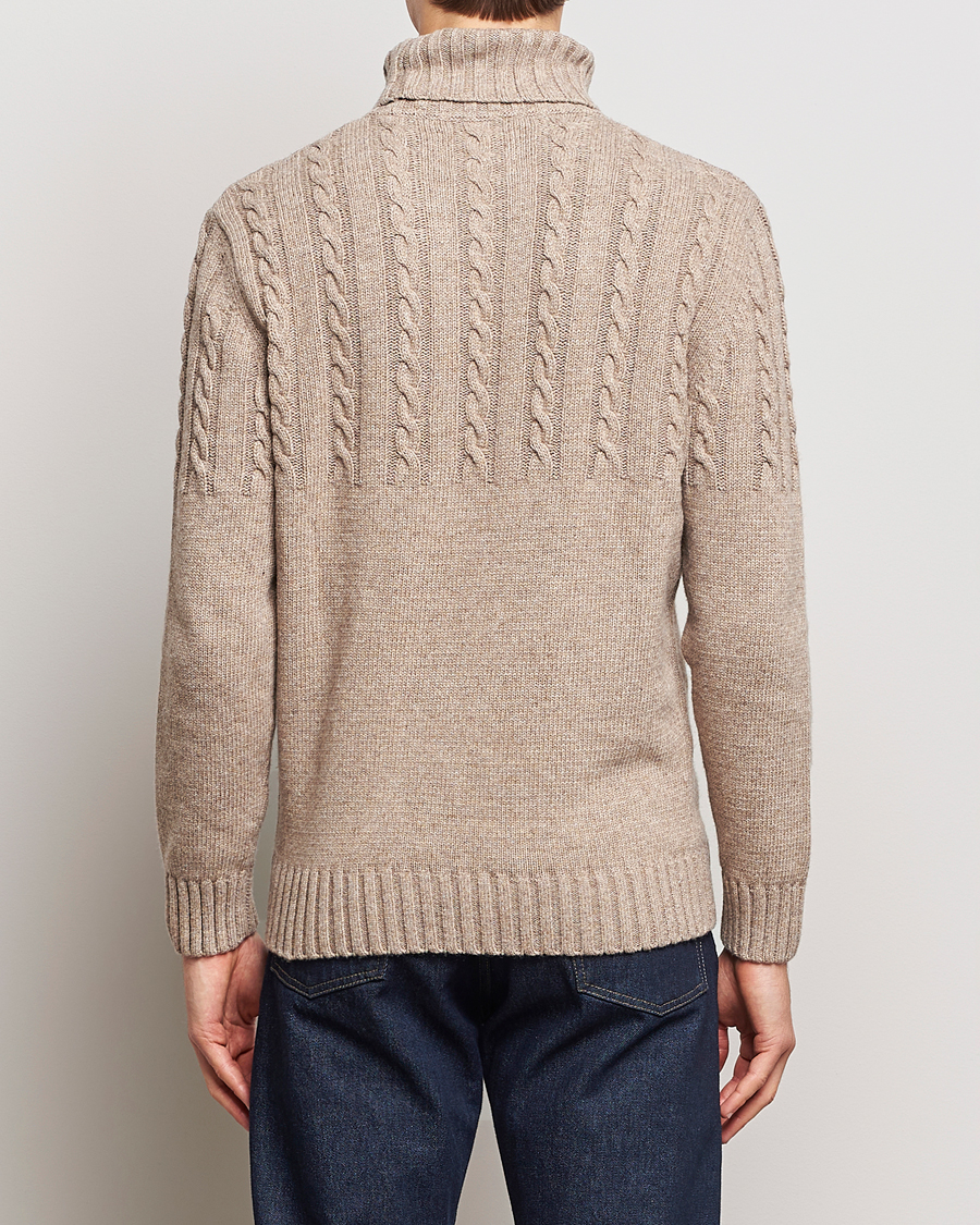 Herre | Trøjer | Barbour Lifestyle | Duffle Cable Rollneck Stone