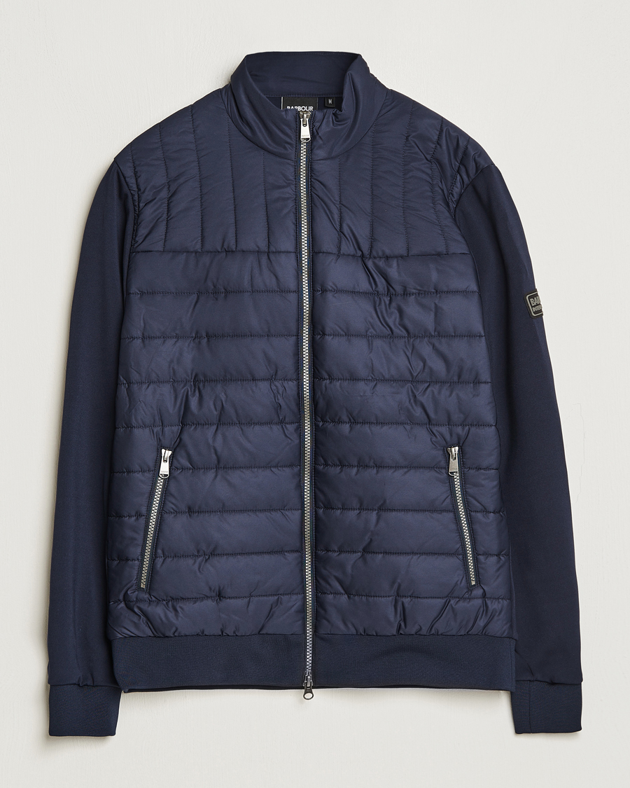 Herre | Trøjer | Barbour International | Counter Quilt Zip Sweat Night Sky