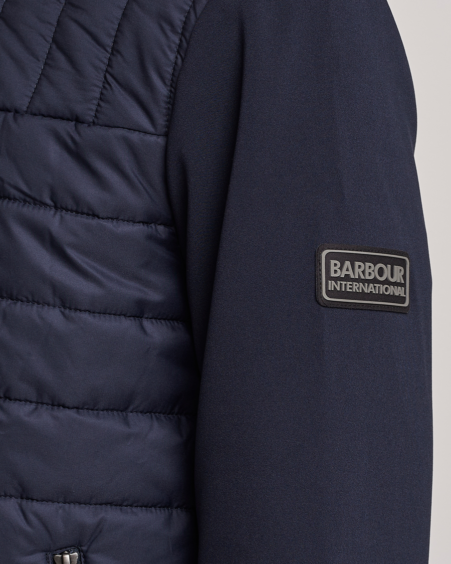 Herre | Trøjer | Barbour International | Counter Quilt Zip Sweat Night Sky