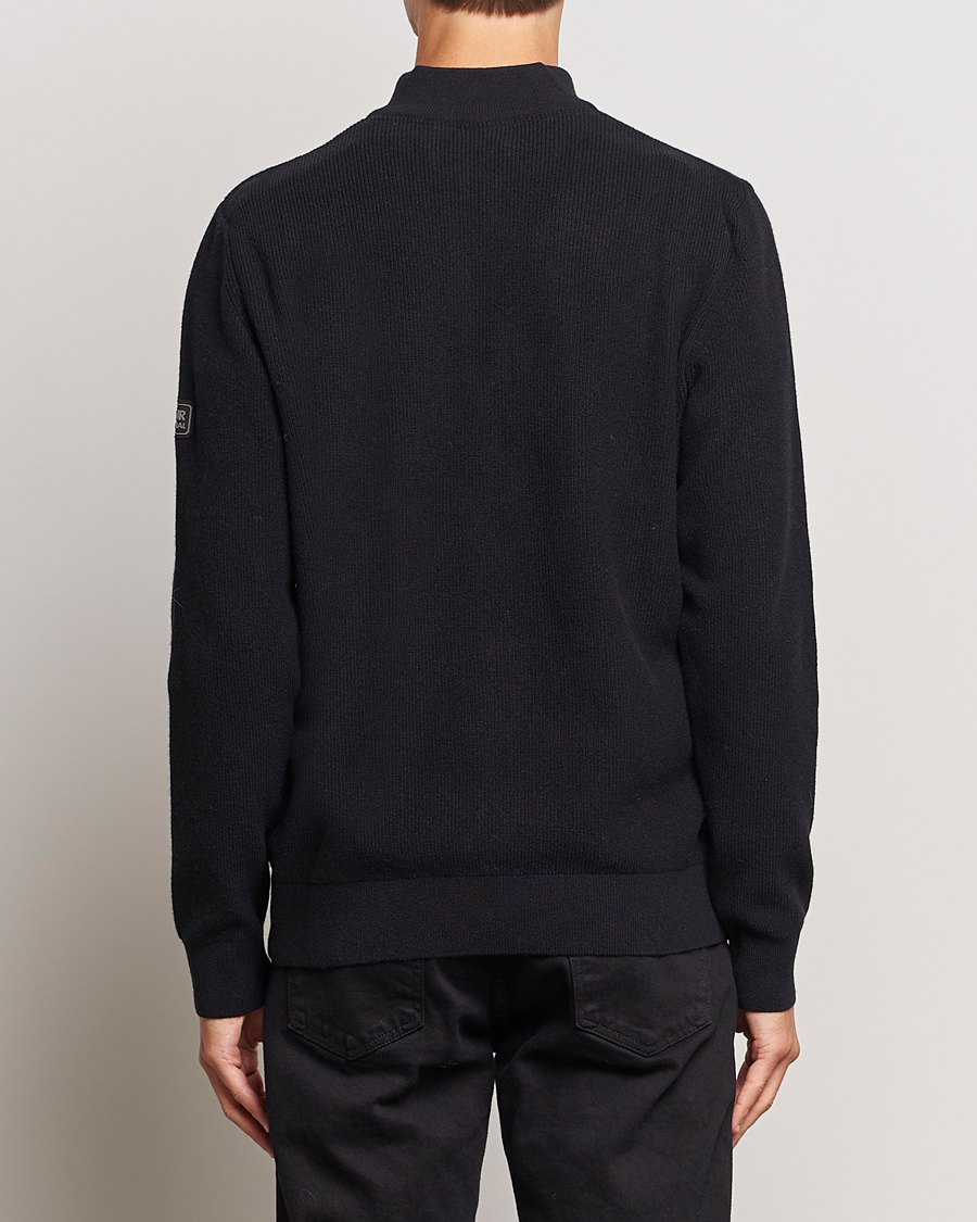 Herre | Trøjer | Barbour International | Corser Knitted Halfzip Black