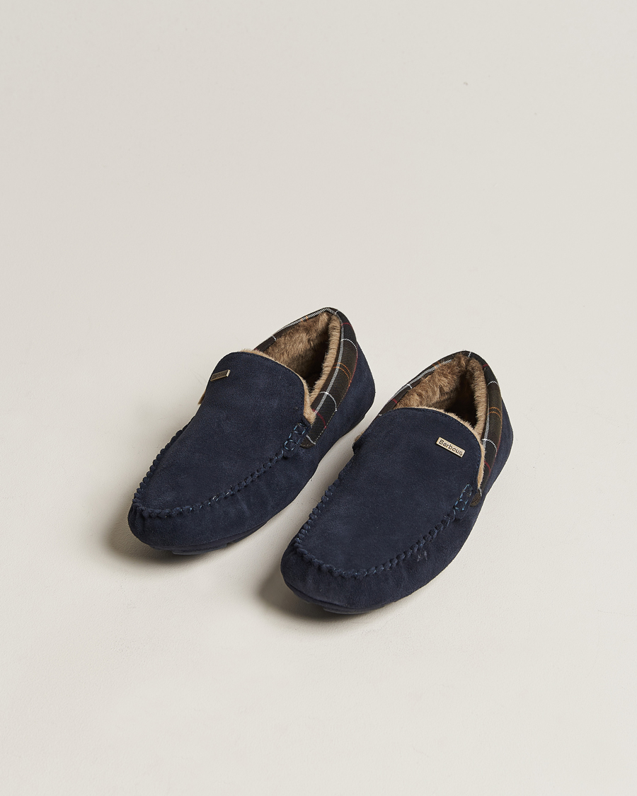 Herre | Barbour Lifestyle Monty Indoor Car Shoe Navy Suede | Barbour Lifestyle | Monty Indoor Car Shoe Navy Suede