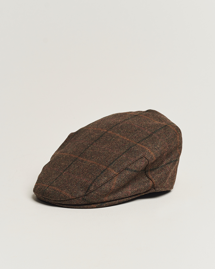 Herre | Hatte & kasketter | Barbour Lifestyle | Cireff Tweed Cap Brown