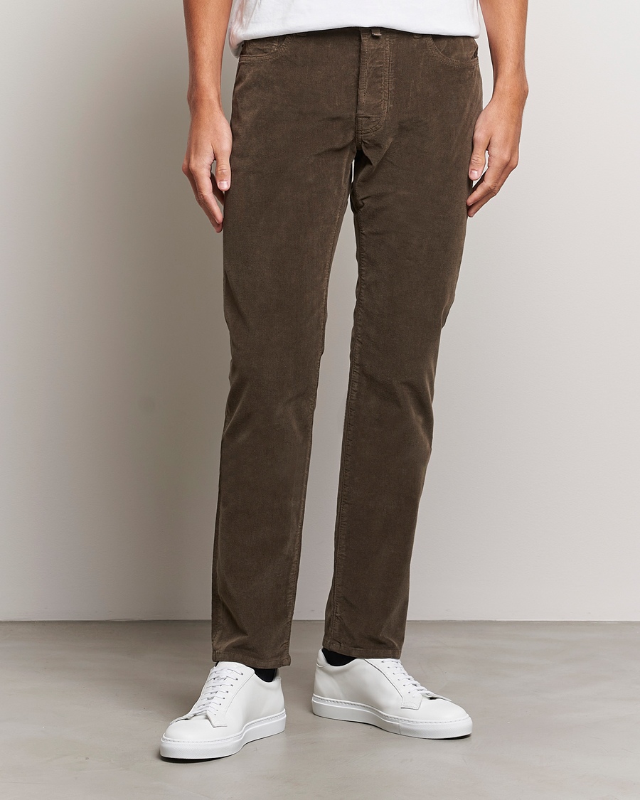 Herre | 5-pocket bukser | Jacob Cohën | Bard 5-Pocket Corduroy Trousers Brown