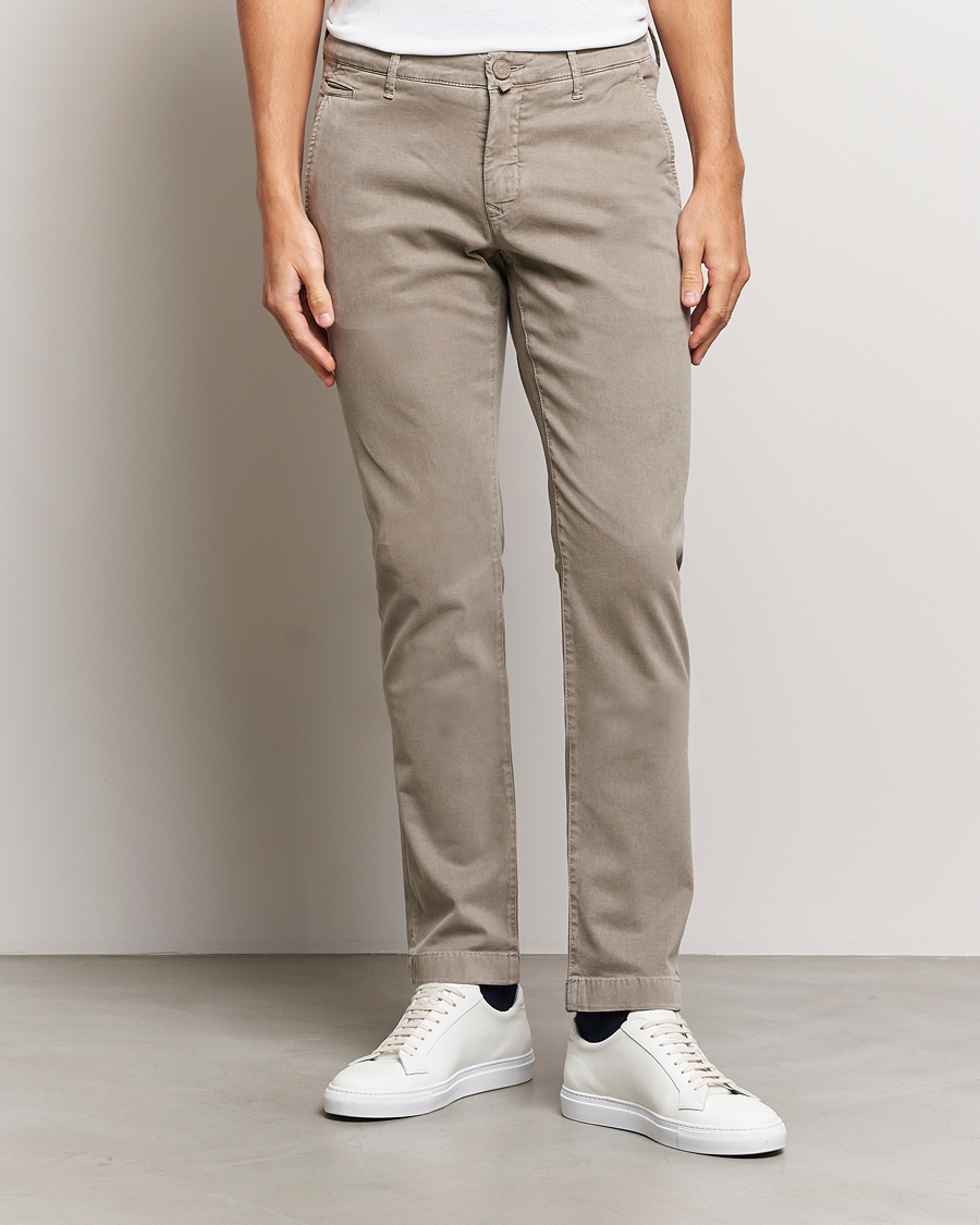 Herre | Bukser | Jacob Cohën | Bobby Cotton Chinos Beige