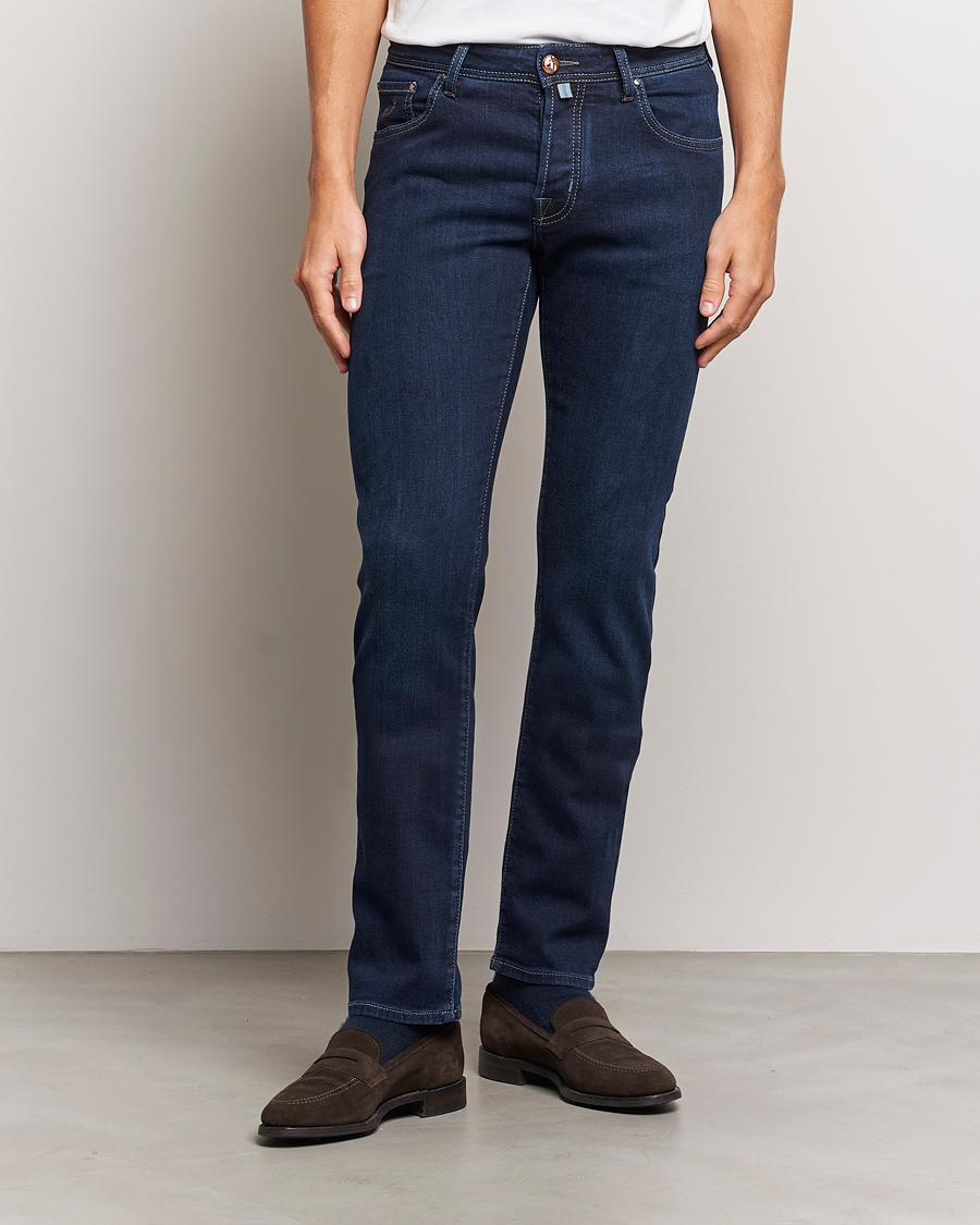 Herre | Slim fit | Jacob Cohën | Nick Slim Fit Stretch Jeans Dark Blue
