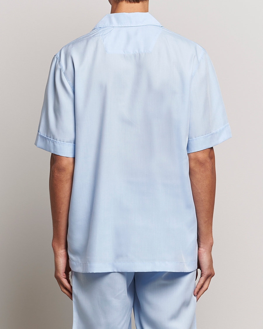Herre | Pyjamas & Morgenkåber | CDLP | Short Sleeve Pyjama Shirt Sky Blue