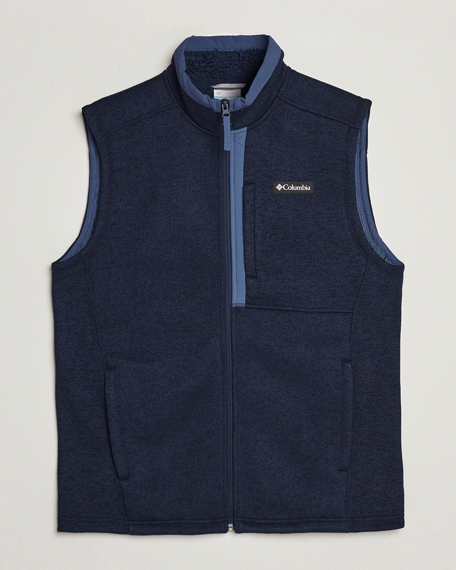 Herre | Trøjer | Columbia | Sweater Weather Fleece Vest Navy Heather