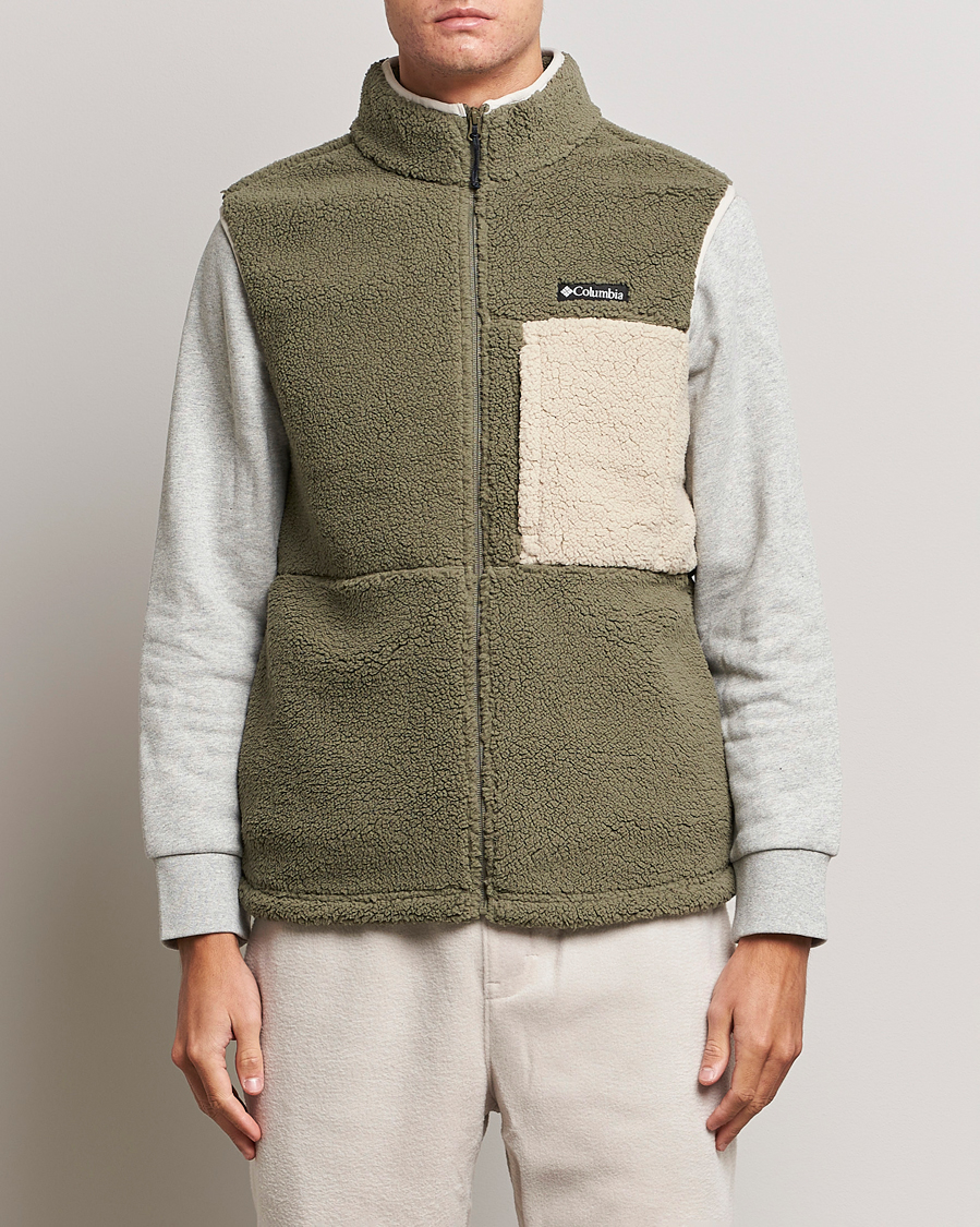 Herre | Trøjer | Columbia | Mountainside Heavyweight Fleece Vest Stone Green