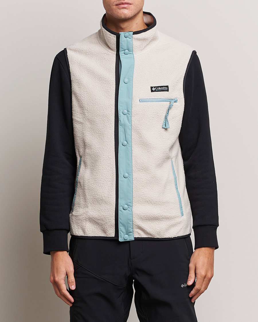 Herre | American Heritage | Columbia | Helvetia Fleece Vest Dark Stone