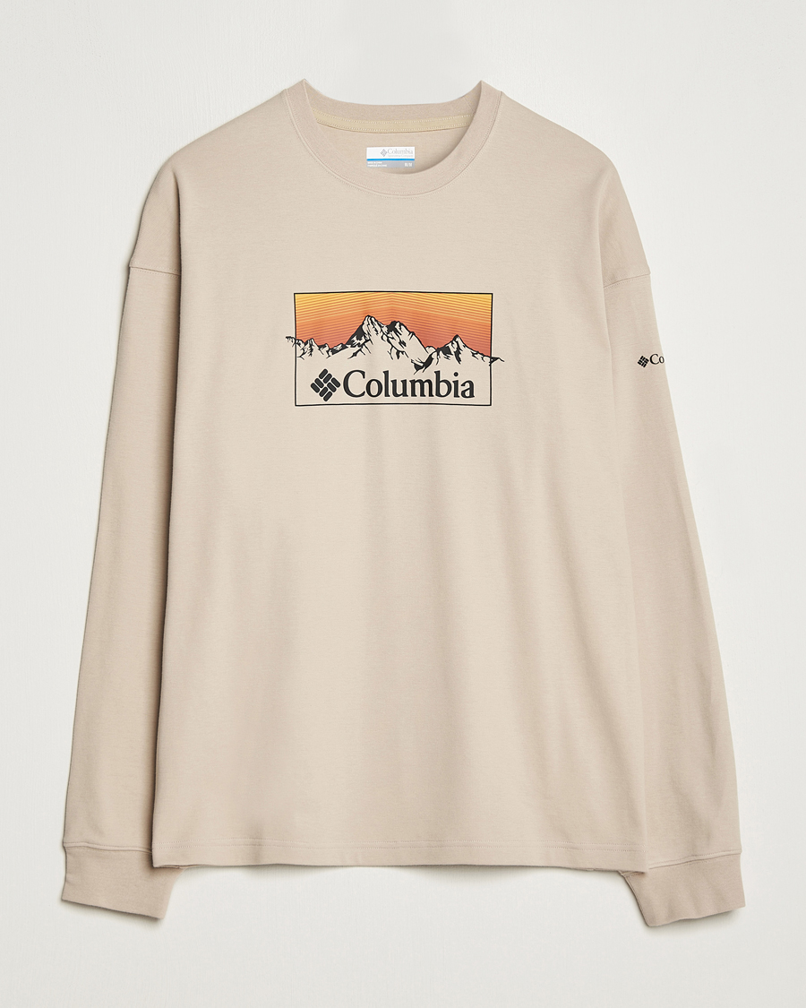 Herre | T-Shirts | Columbia | Duxbery Relaxed Long Sleeve T-Shirt Ancient Fossil