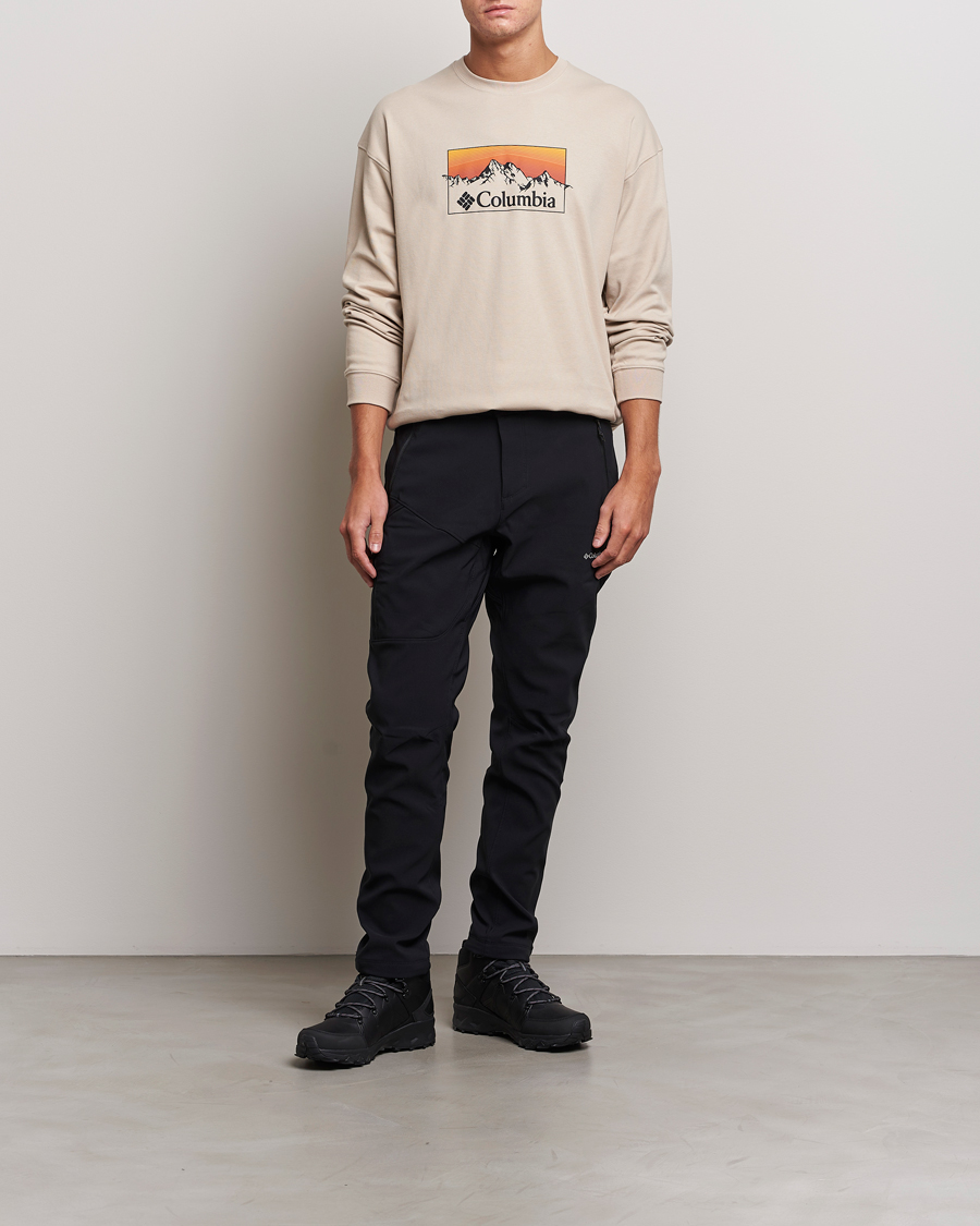 Herre | T-Shirts | Columbia | Duxbery Relaxed Long Sleeve T-Shirt Ancient Fossil