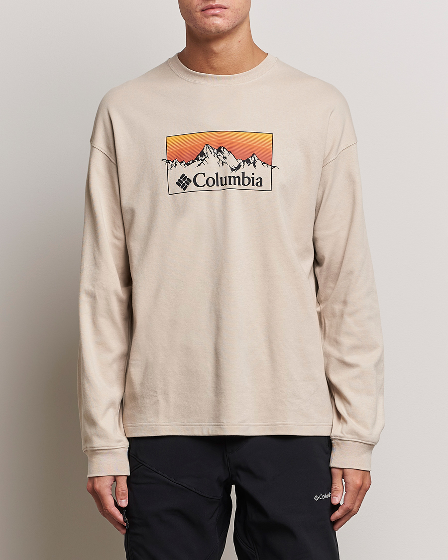 Herre | T-Shirts | Columbia | Duxbery Relaxed Long Sleeve T-Shirt Ancient Fossil