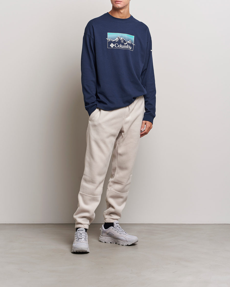 Herre | T-Shirts | Columbia | Duxbery Relaxed Long Sleeve T-Shirt Collegiate Navy