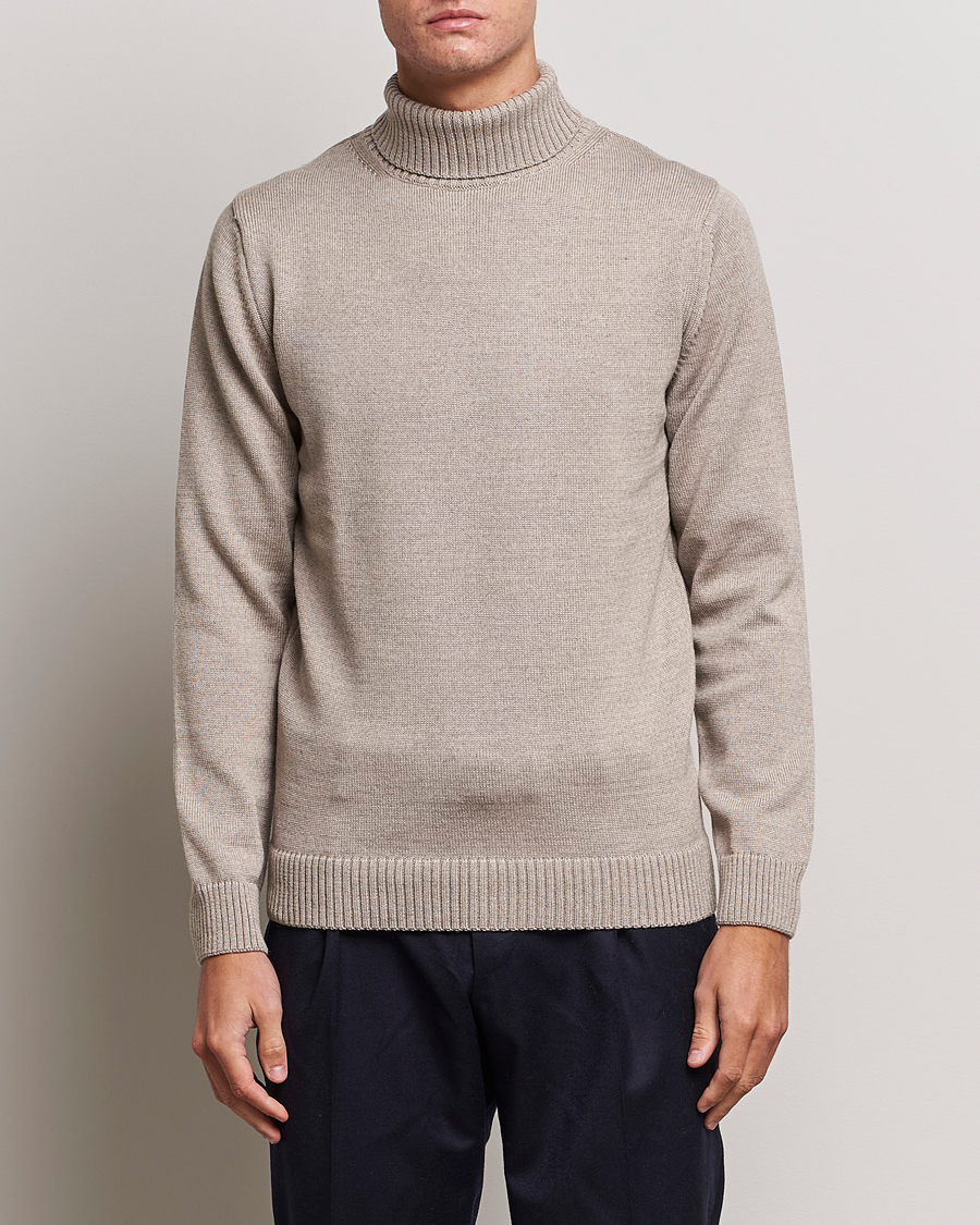 Herre |  | Stenströms | Chunky Merino Rollneck Beige
