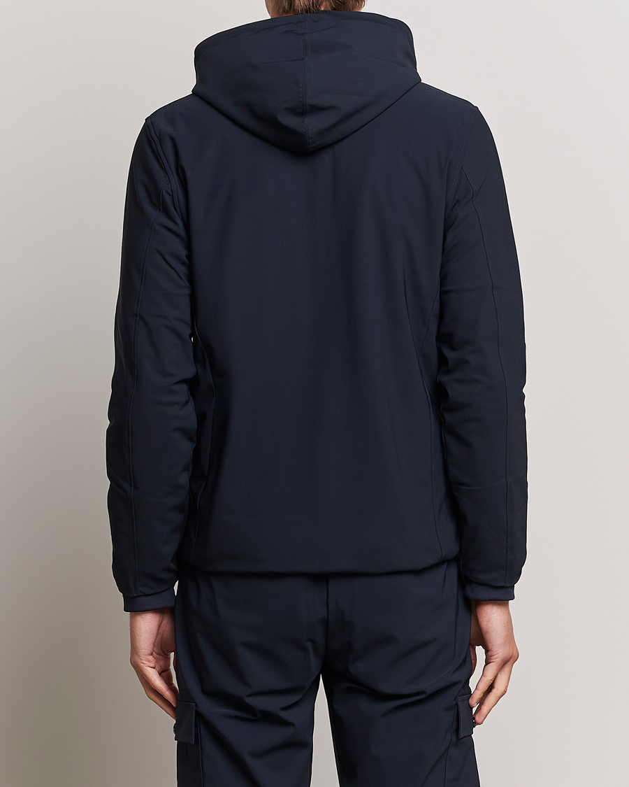 Herre | Jakker | Stenströms | Active Jersey Leisure Hood Jacket Navy