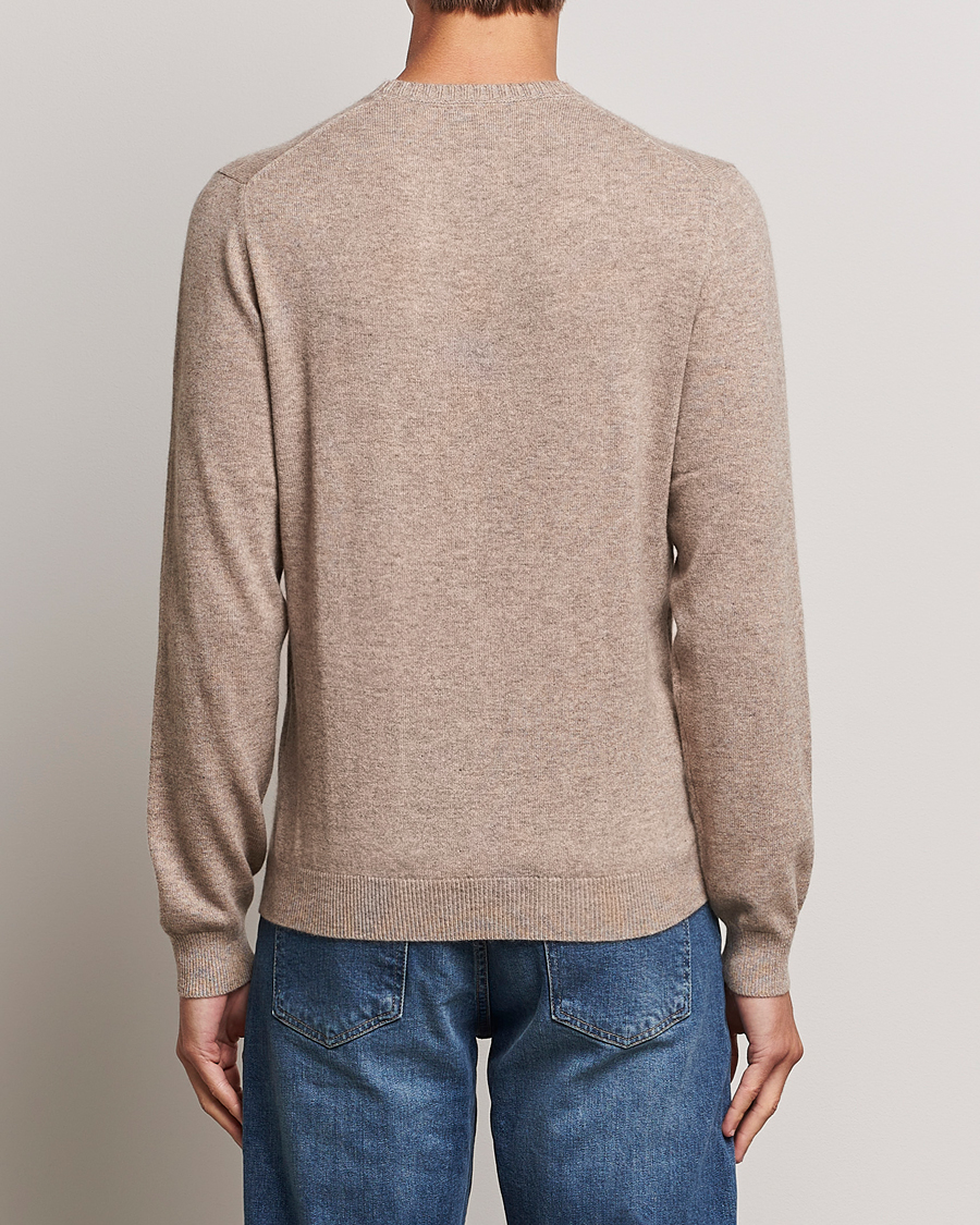 Herre | Trøjer | Stenströms | Cashmere Crewneck Beige