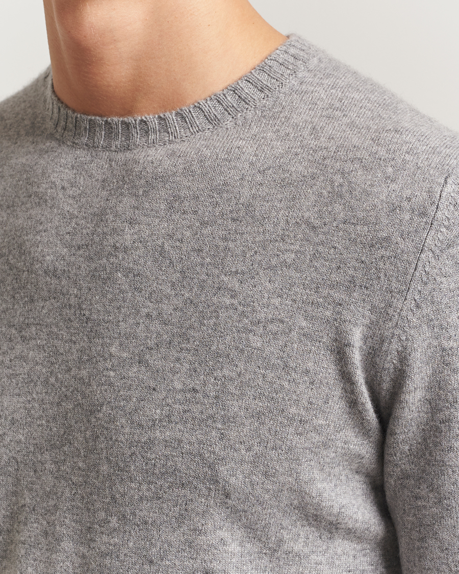 Herre | Trøjer | Stenströms | Cashmere Crewneck Grey