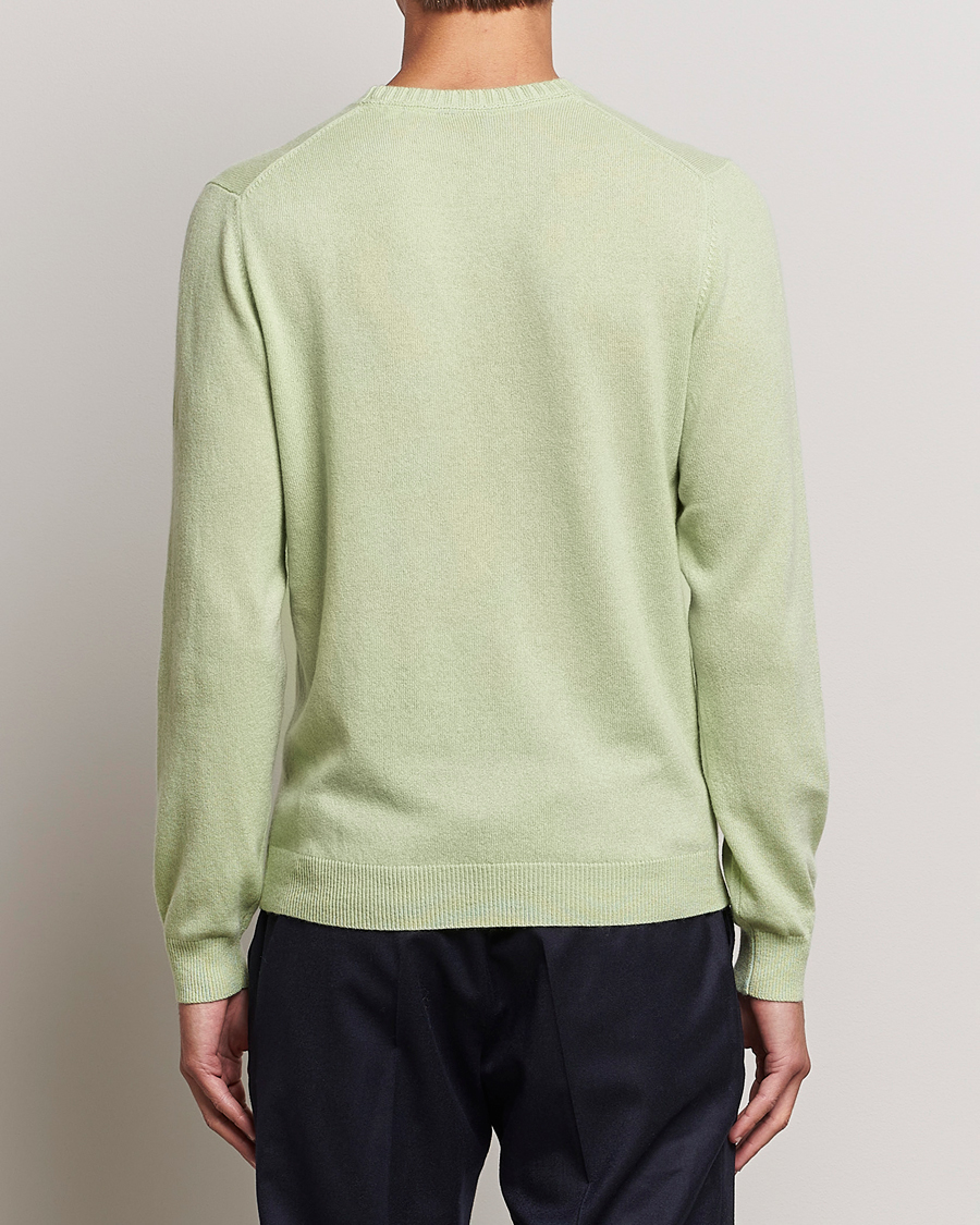 Herre | Trøjer | Stenströms | Cashmere Crewneck Soft Green