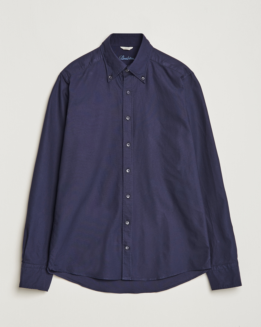 Herre | Skjorter | Stenströms | Slimline Oxford Shirt Navy