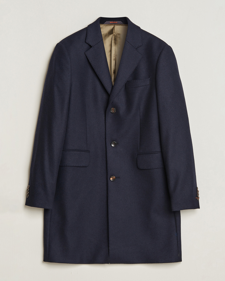 Herre | Jakker | Morris | Wool Coat Navy