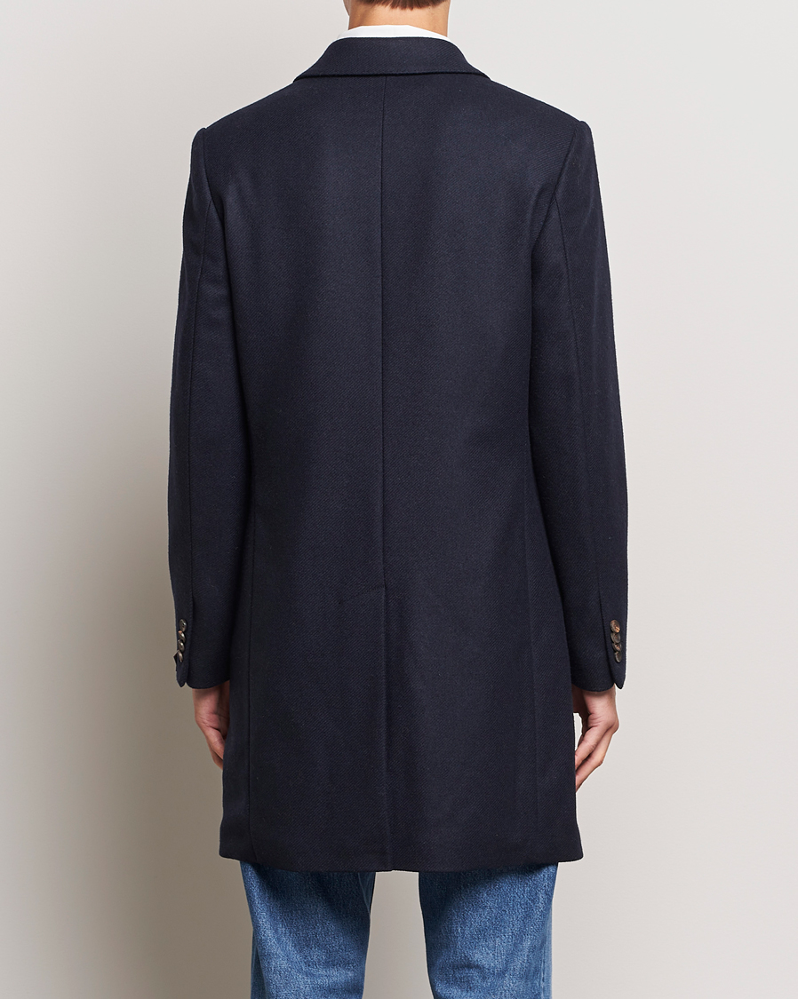 Herre | Jakker | Morris | Wool Coat Navy
