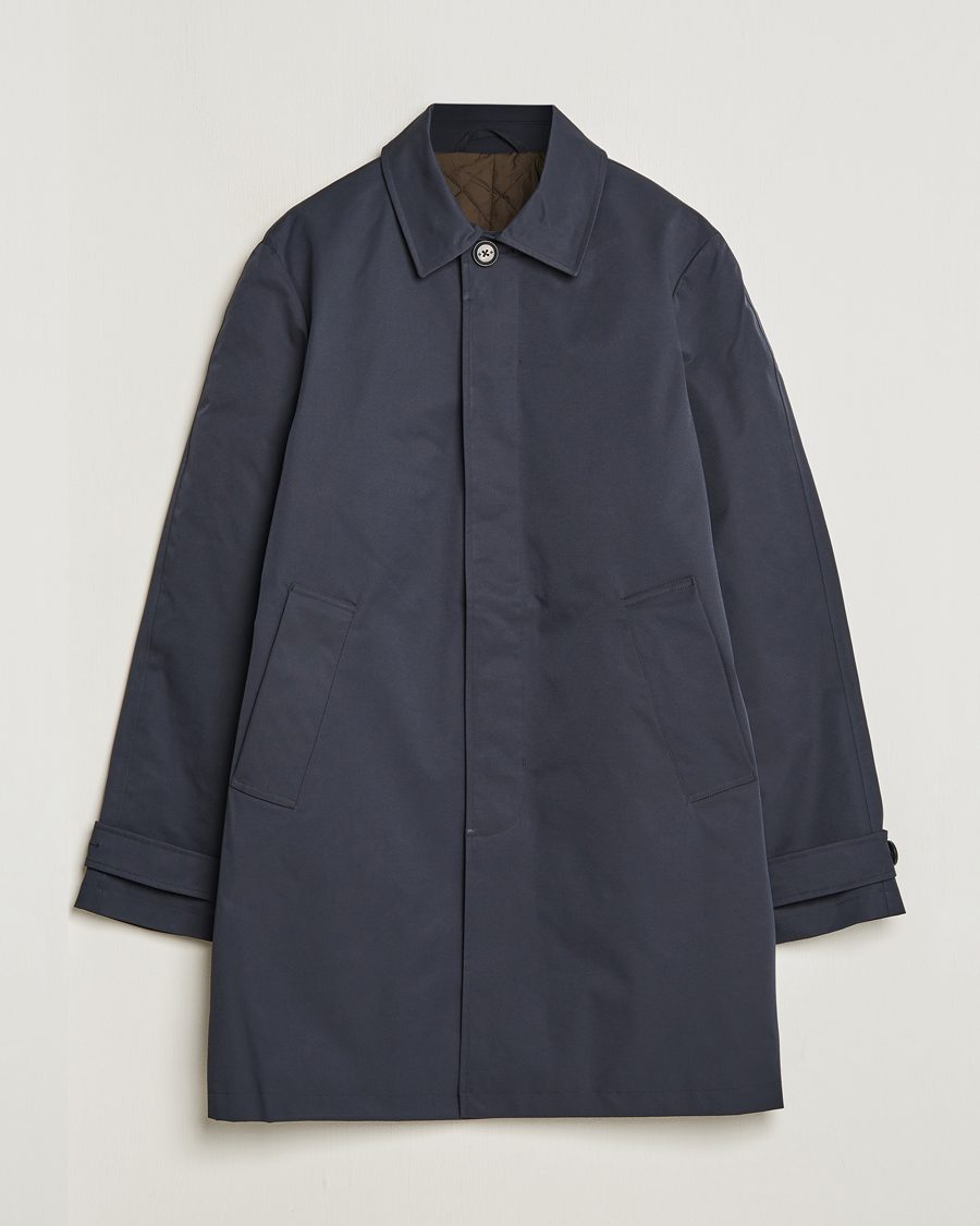 Herre | Jakker | Morris | Barlay Waterproof Car Coat Blue