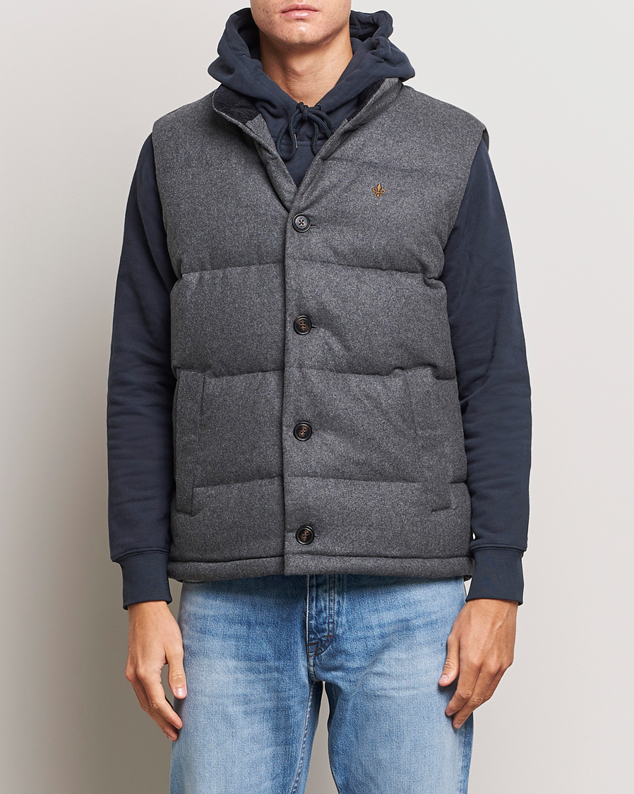 Herre |  | Morris | Alston Wool Flanell Vest Grey