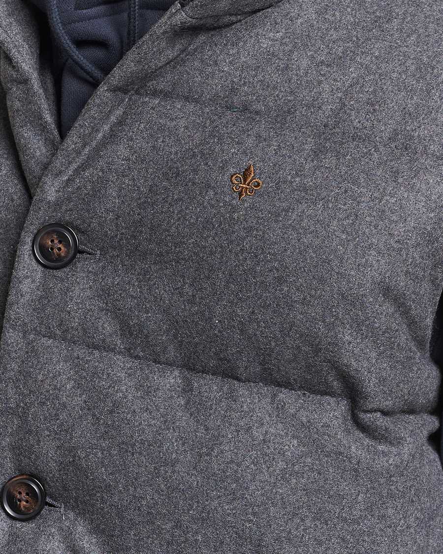 Herre | Jakker | Morris | Alston Wool Flanell Vest Grey
