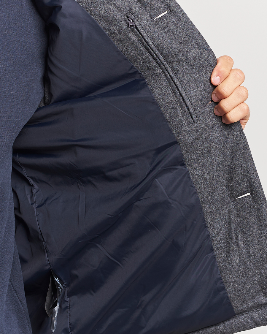 Herre | Jakker | Morris | Alston Wool Flanell Vest Grey