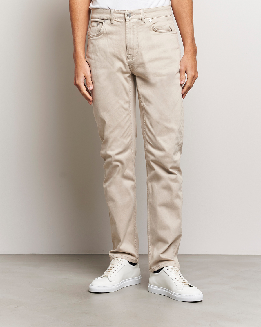 Herre | Udsalg tøj | Morris | James Brushed 5-Pocket Pant Khaki