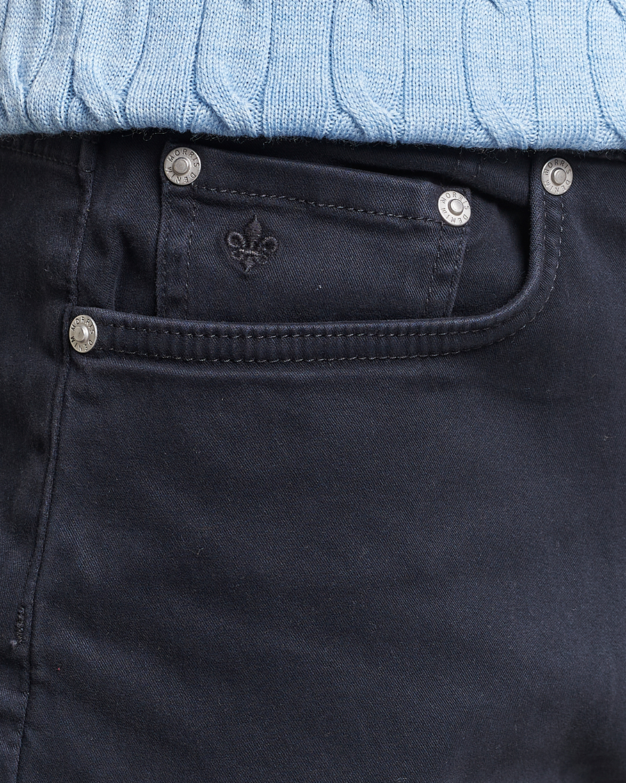 Herre | Bukser | Morris | James Brushed 5-Pocket Pant Blue