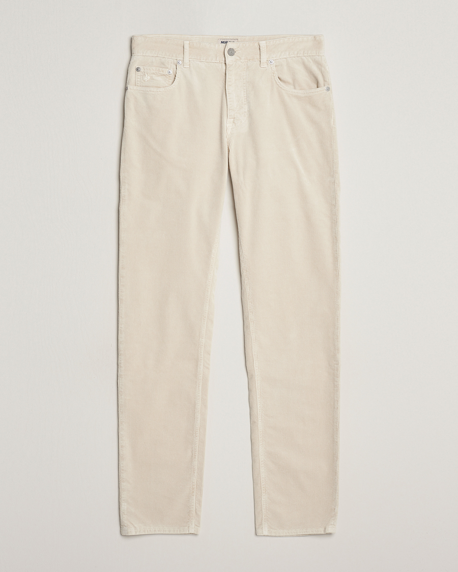 Herre | Bukser | Morris | James Corduroy 5-Pocket Pant Off White