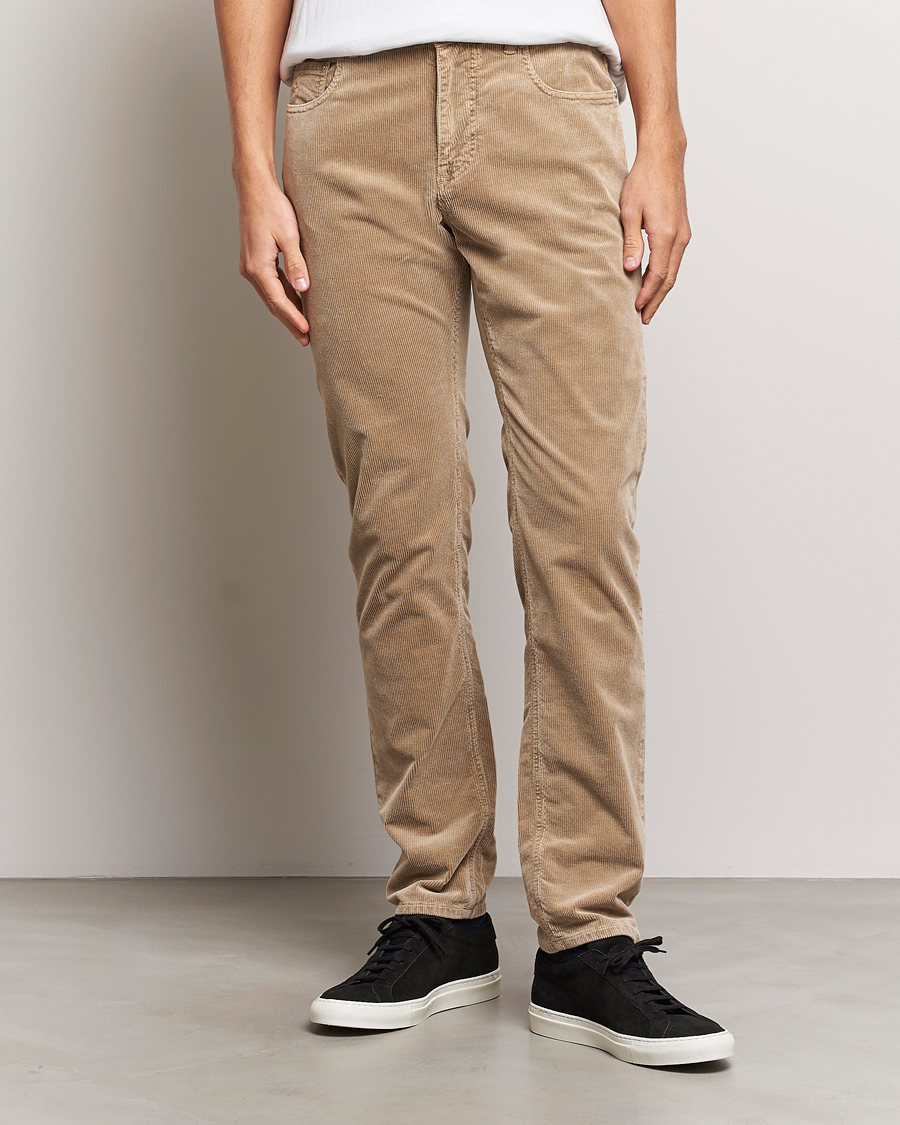 Herre | Fløjlsbukser | Morris | James Corduroy 5-Pocket Pant Camel