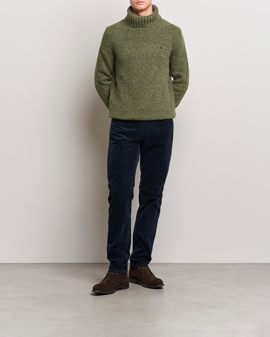 Herre | Bukser | Morris | James Corduroy 5-Pocket Pant Navy