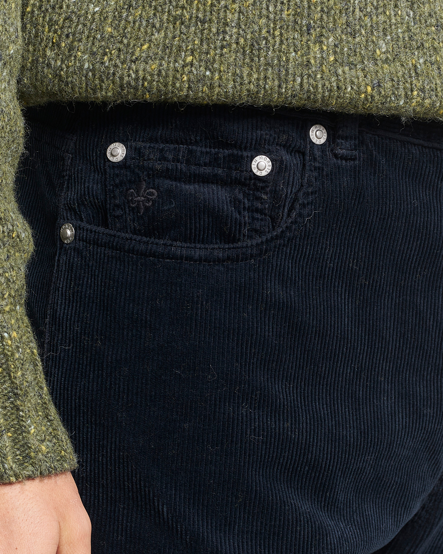 Herre | Bukser | Morris | James Corduroy 5-Pocket Pant Navy