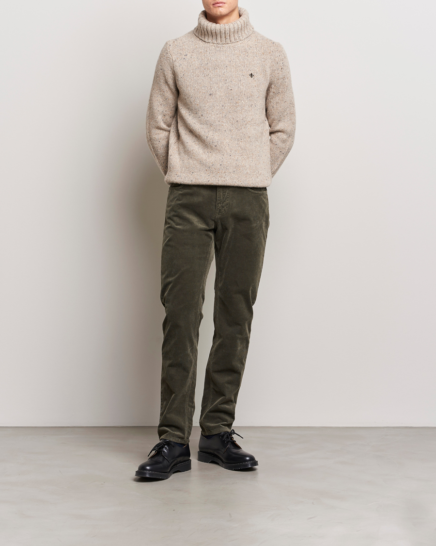 Herre | Bukser | Morris | James Corduroy 5-Pocket Pant Olive