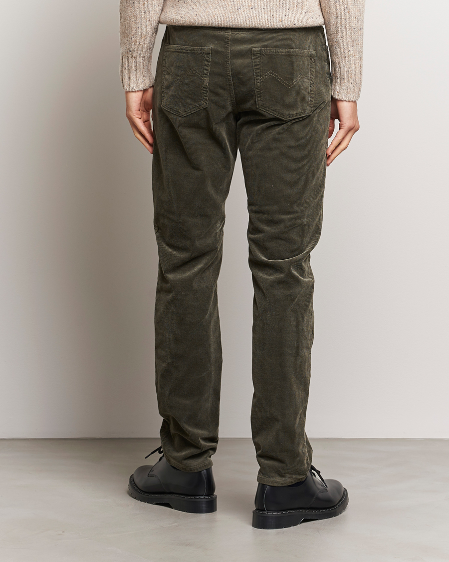 Herre | Bukser | Morris | James Corduroy 5-Pocket Pant Olive