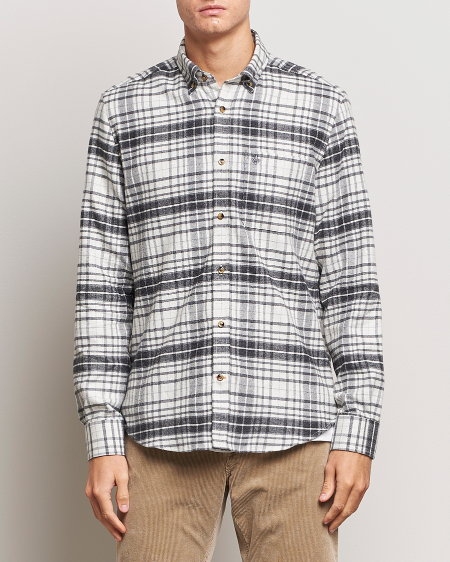 Herre | Skjorter | Morris | Flanell Big Check Shirt Grey