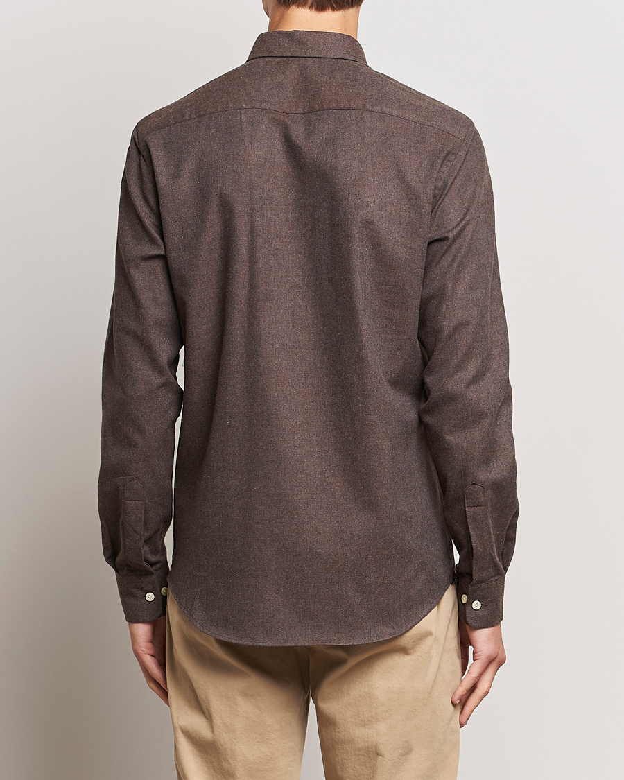 Herre | Skjorter | Morris | Watts Flanell Shirt Brown