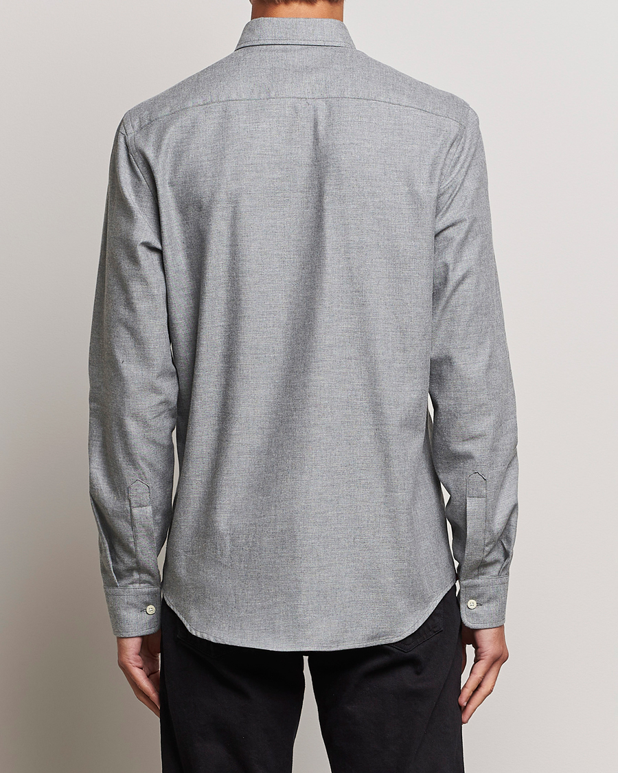 Herre | Skjorter | Morris | Watts Flanell Shirt Light Grey