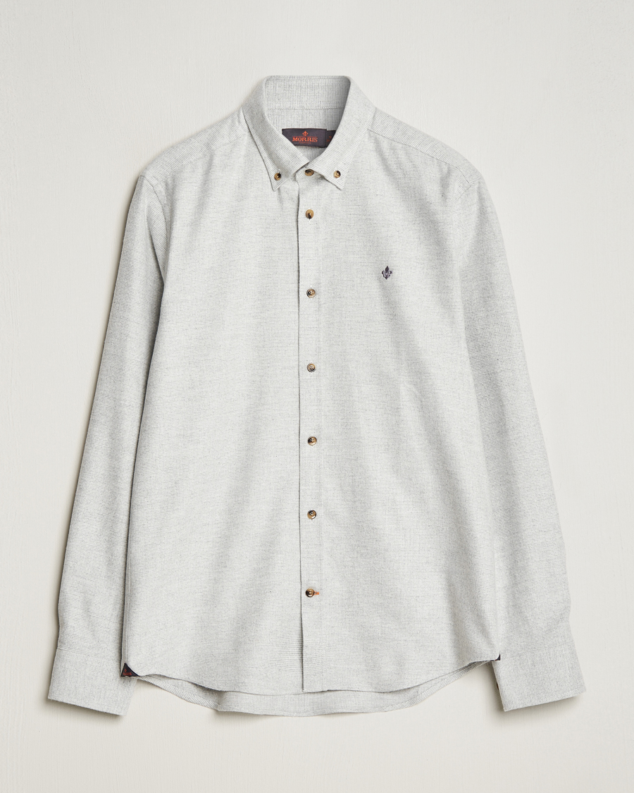 Herre | Skjorter | Morris | Flanell Check Shirt Grey