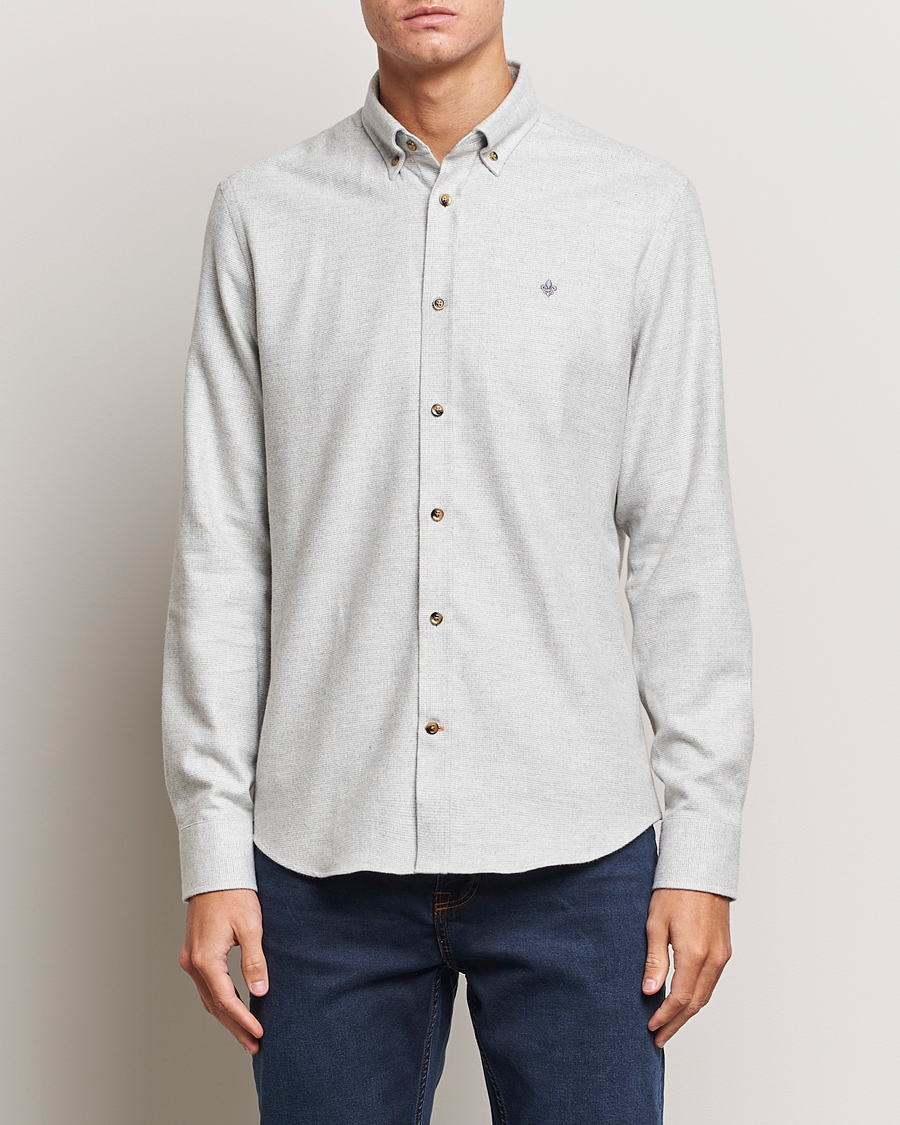 Herre | Flannelskjorter | Morris | Flanell Check Shirt Grey