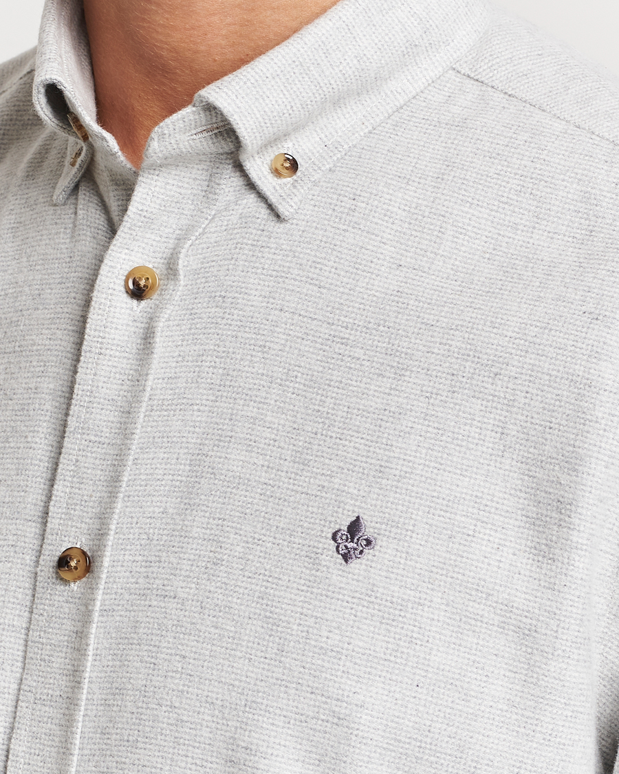 Herre | Skjorter | Morris | Flanell Check Shirt Grey