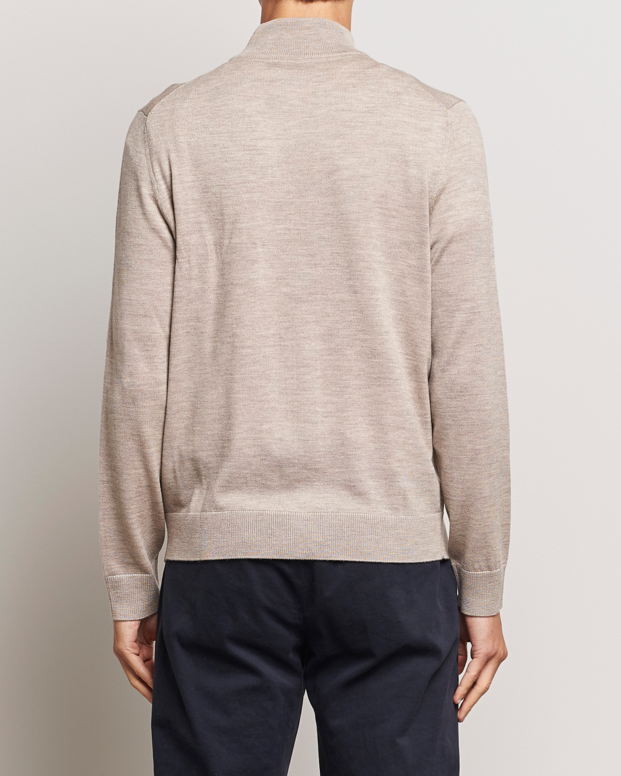 Herre | Trøjer | Morris | Merino Zip Cardigan Khaki