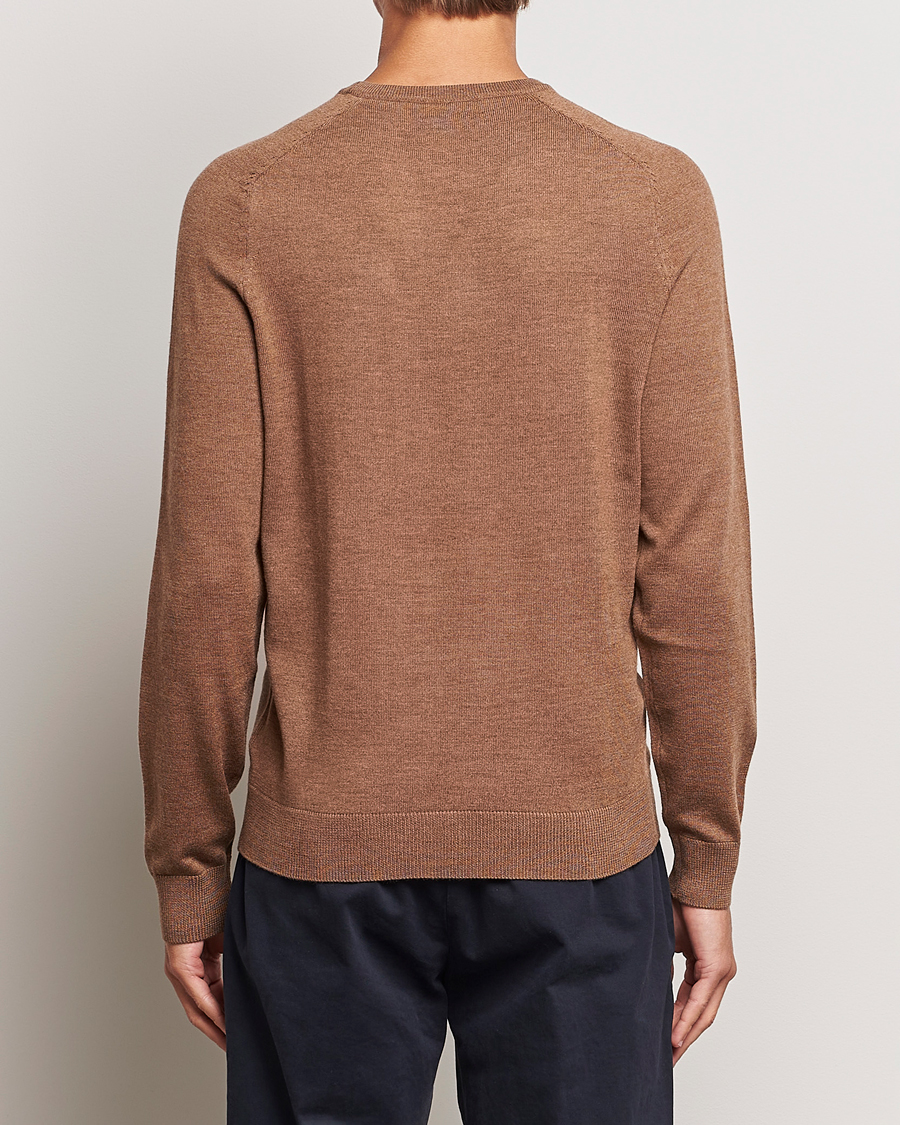 Herre | Trøjer | Morris | Merino Crew Neck Pullover Camel