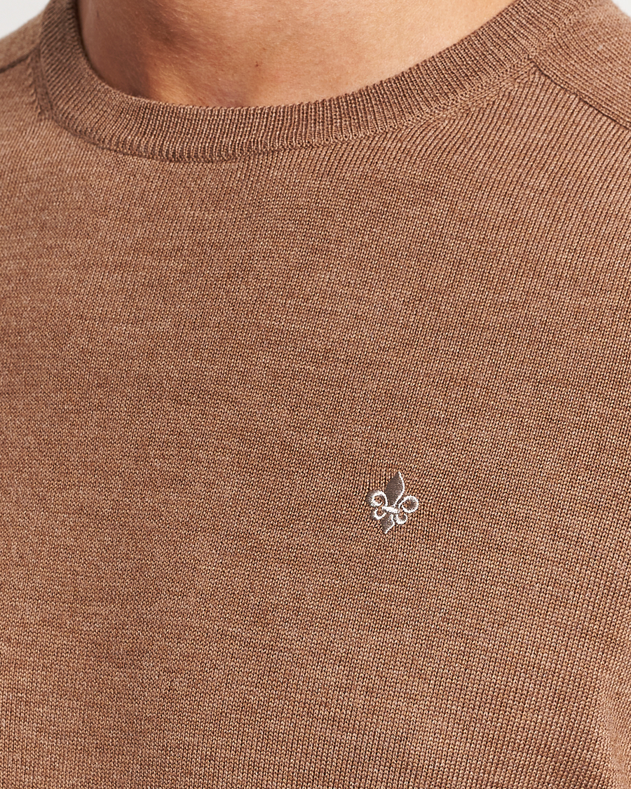 Herre | Trøjer | Morris | Merino Crew Neck Pullover Camel