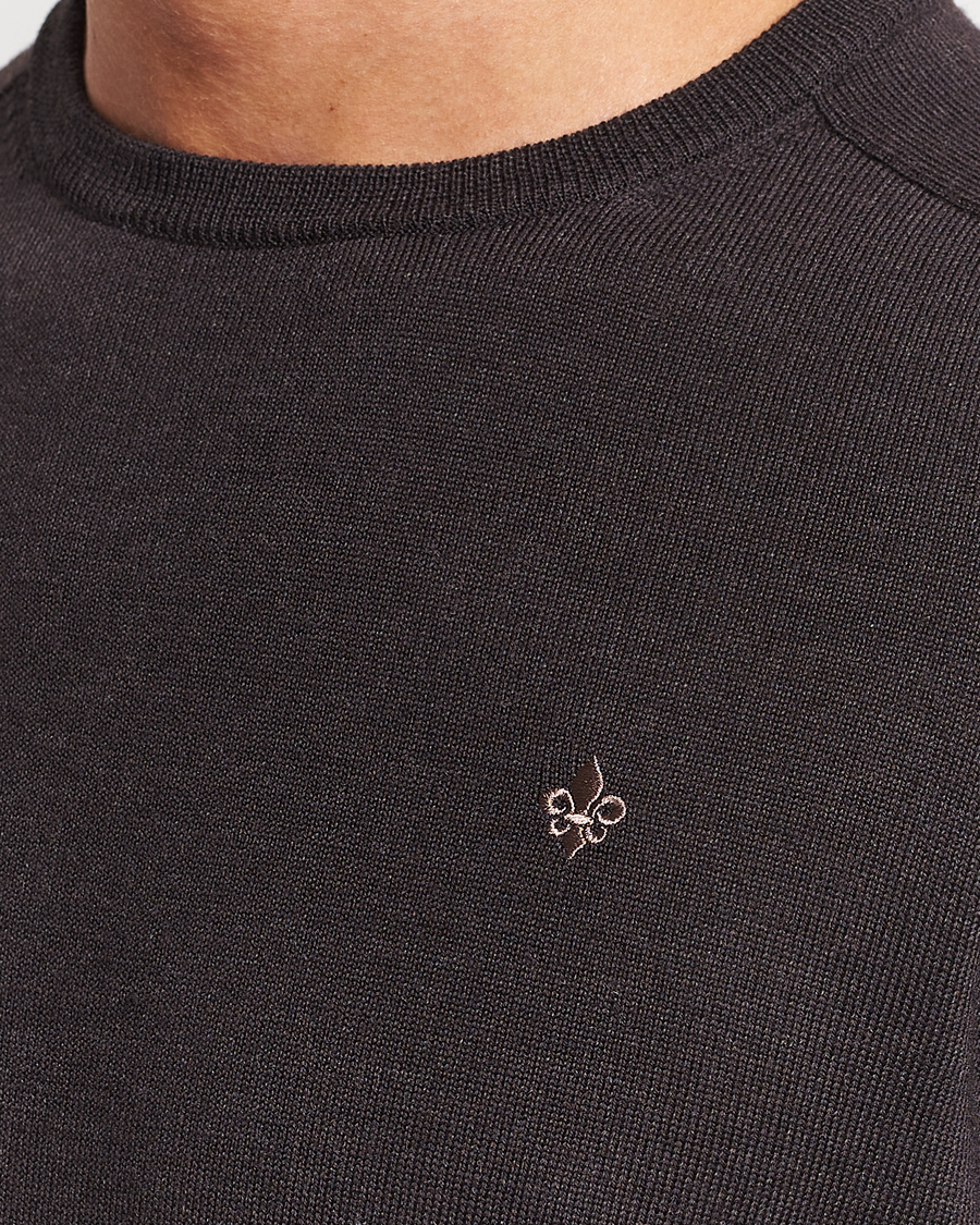 Herre | Trøjer | Morris | Merino Crew Neck Pullover Brown