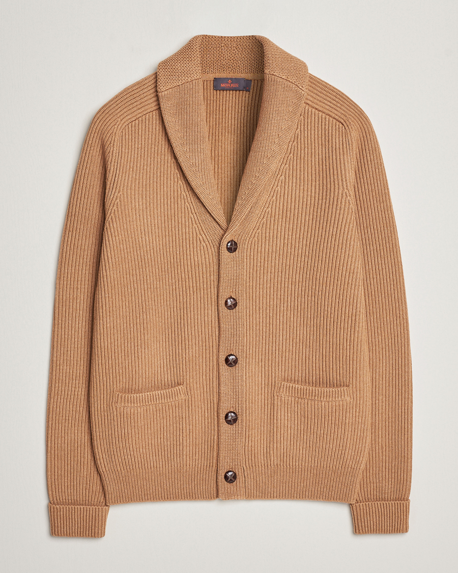 Herre | Trøjer | Morris | Brayden Shawl Cardigan Camel